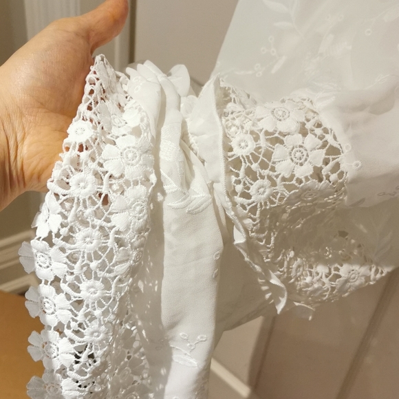 White never worn summer dress - Picture 4 of 5